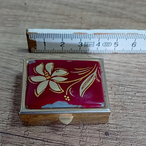 Vintage zigarettenetui metall - vintage,