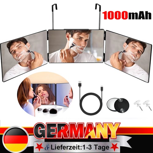 Metall hang spiegel mit licht - metall,