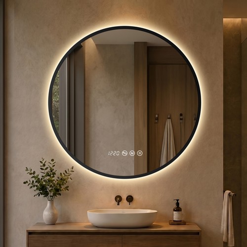 Led badspiegel rund - led,