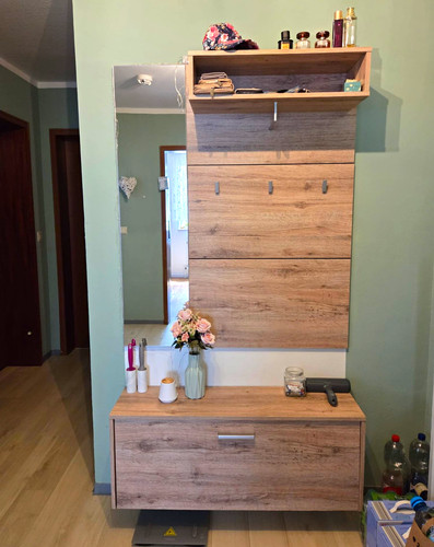 Wandgarderobe mit spiegel - wandgarderobe, &