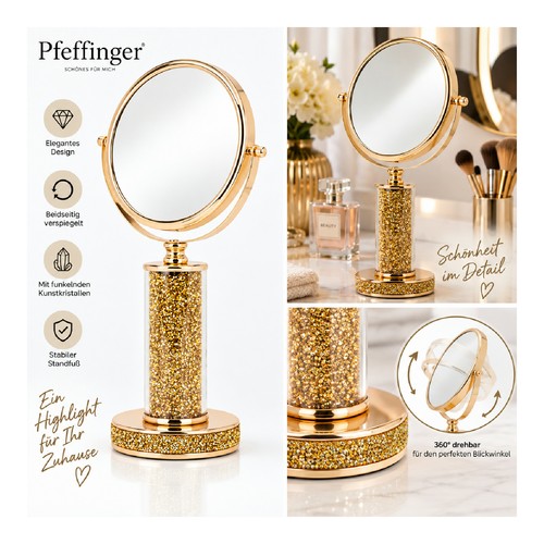 Pfeffinger tischspiegel gold - pfeffinger,