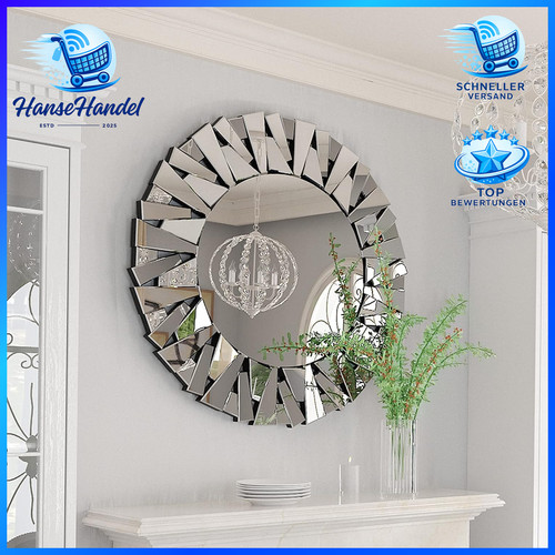 Wandspiegel rund hd - rund, 80×80