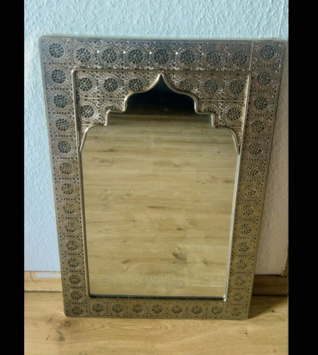 Wandspiegel rechteckig silber